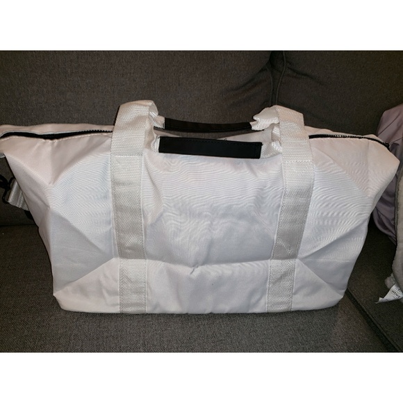 Lacoste Bags New Lacoste White Duffle Weekender Gym Bag Poshmark